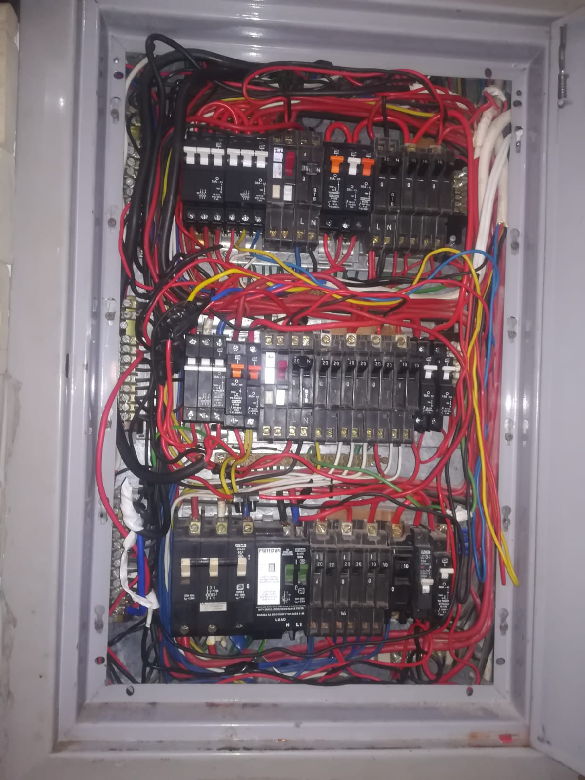 distribution board installed by Lux Solar Electrical in Hout Bay